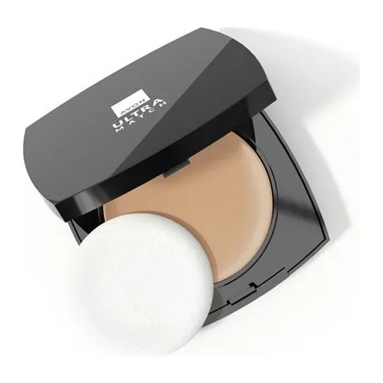 Kremowo-pudrowy podkład w kompakcie Ultra Colour 120N Porcelain 10 g AVON