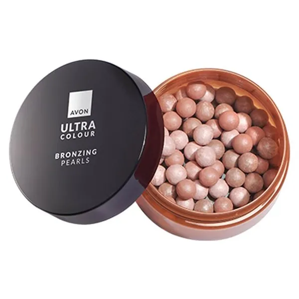 Brązer w perełkach Ultra Colour Rosy Bronze 28 g AVON